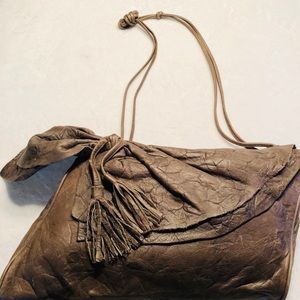 Bohemian style leather purse